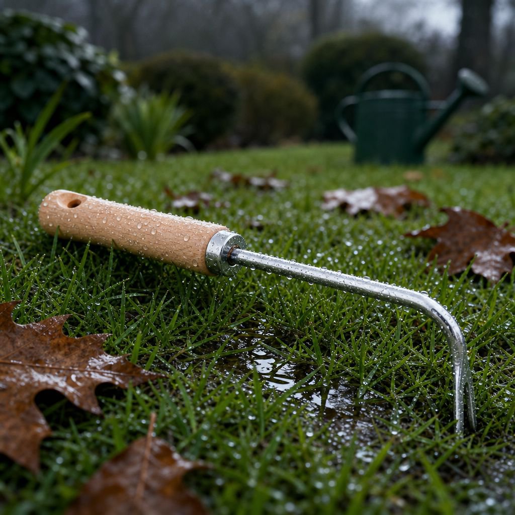 Wooden Handle Stainless Steel Gardening Weeding Tool Set