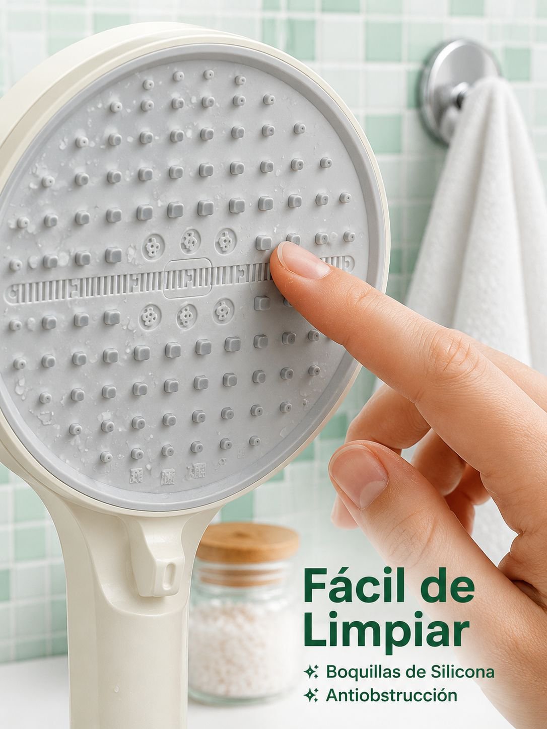 Regadera de Alta Presión Especial para Calentador de Agua