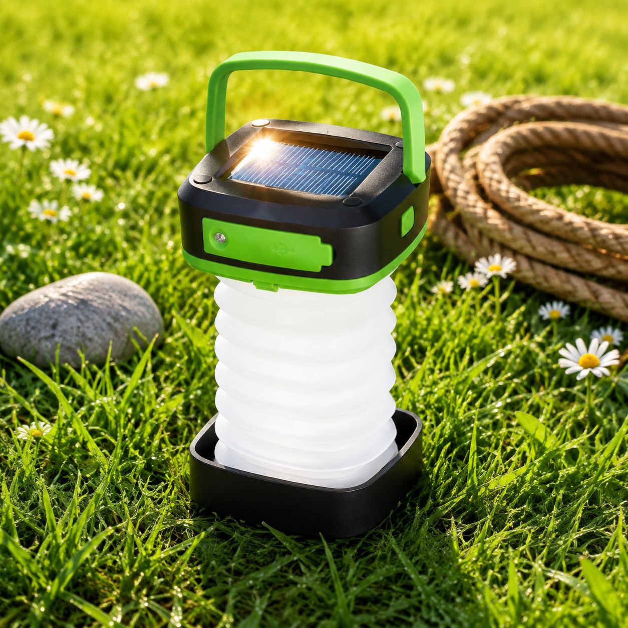 Multi-functional Portable Camping Light Solar Emergency Lamp