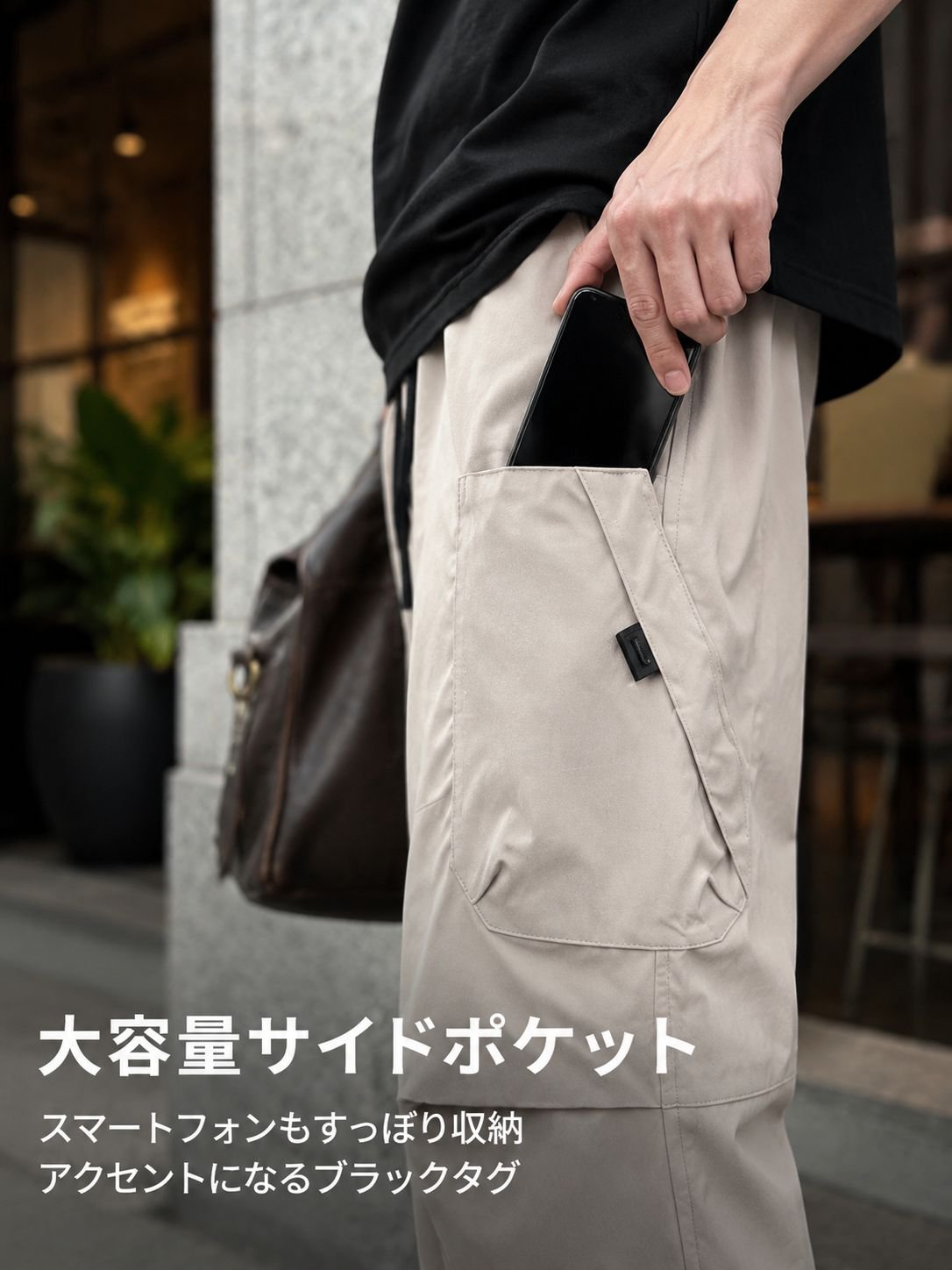 新作ファッションゆったりストレートジーンズ
