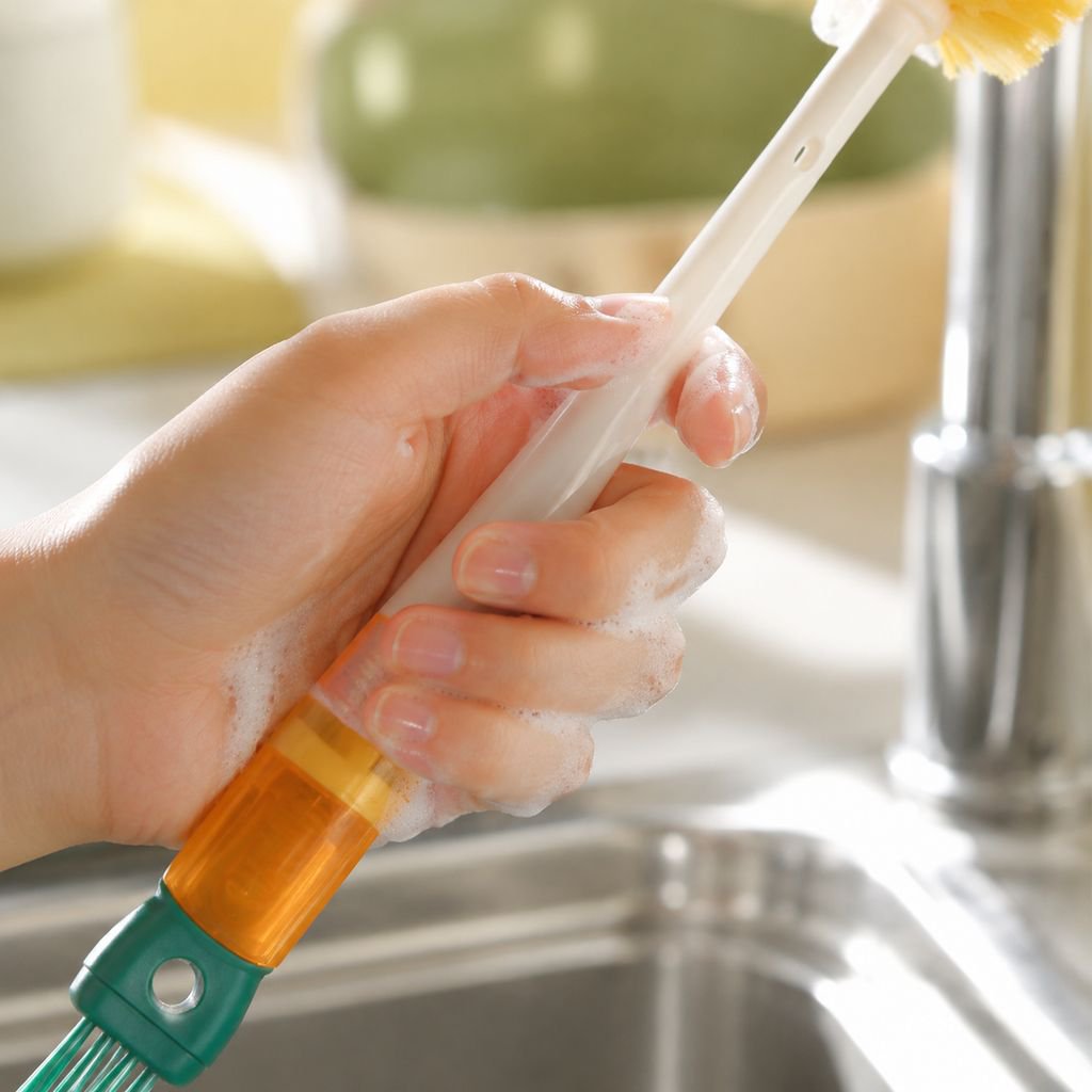 All-in-one cup cleaning tool cleaning tall water bottles