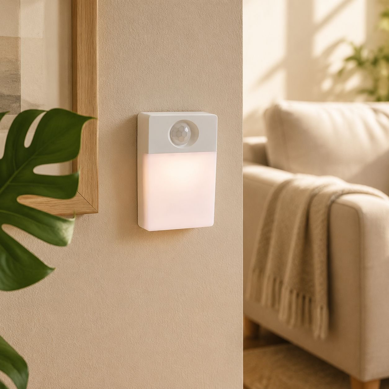 LED Indoor Motion Sensor Light with Auto & Constant Modes