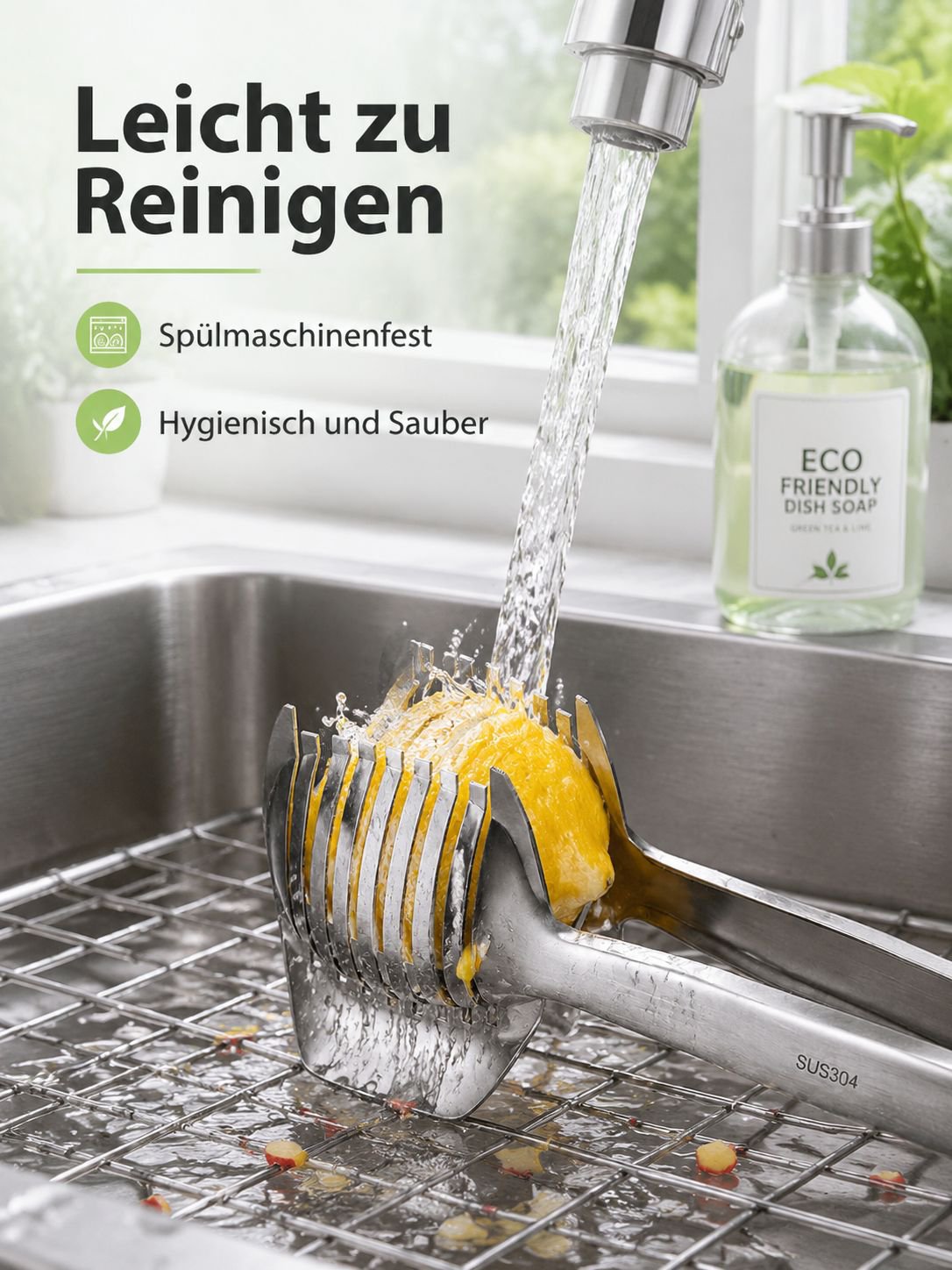 Multifunktionaler Obstschneider (Zitrone, Apfel)