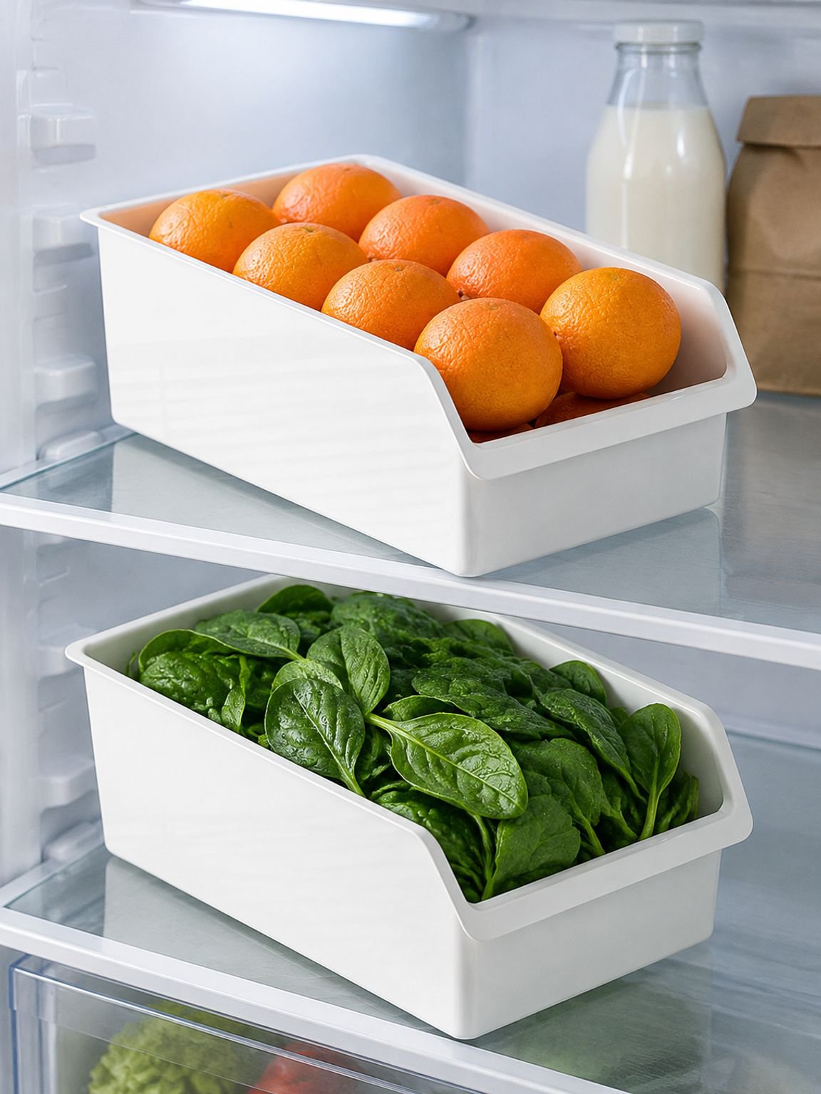 Küchen Organizer Box für Obst Gemüse Getränke und Snacks