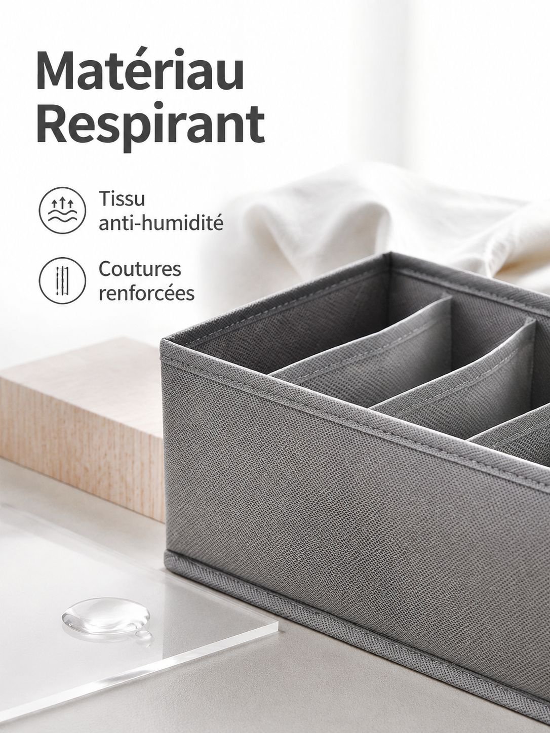 Boîte de rangement pour vêtements