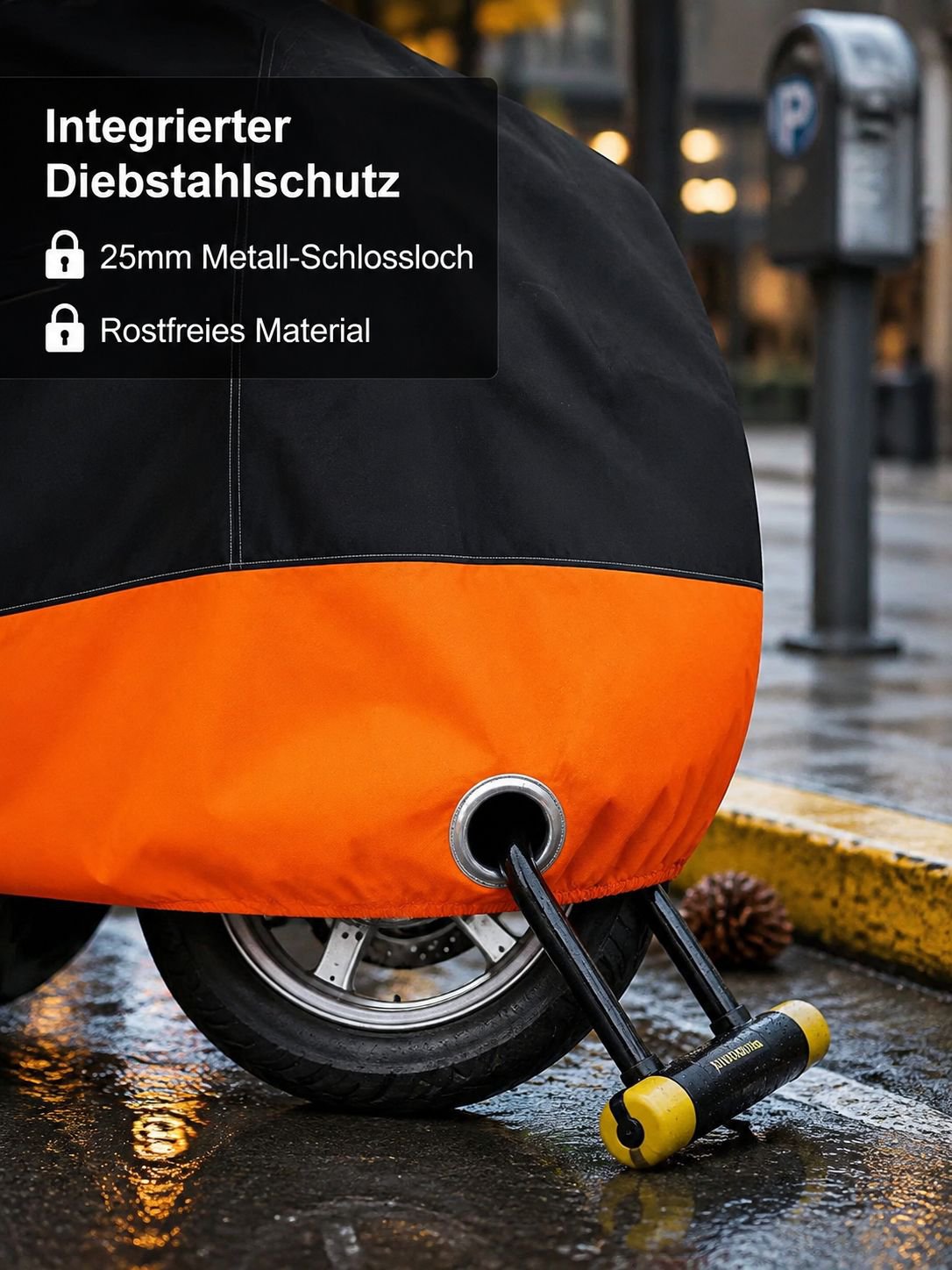 Wir bieten Motorradabdeckungen, Regenschutz und Sonnenschutz an.