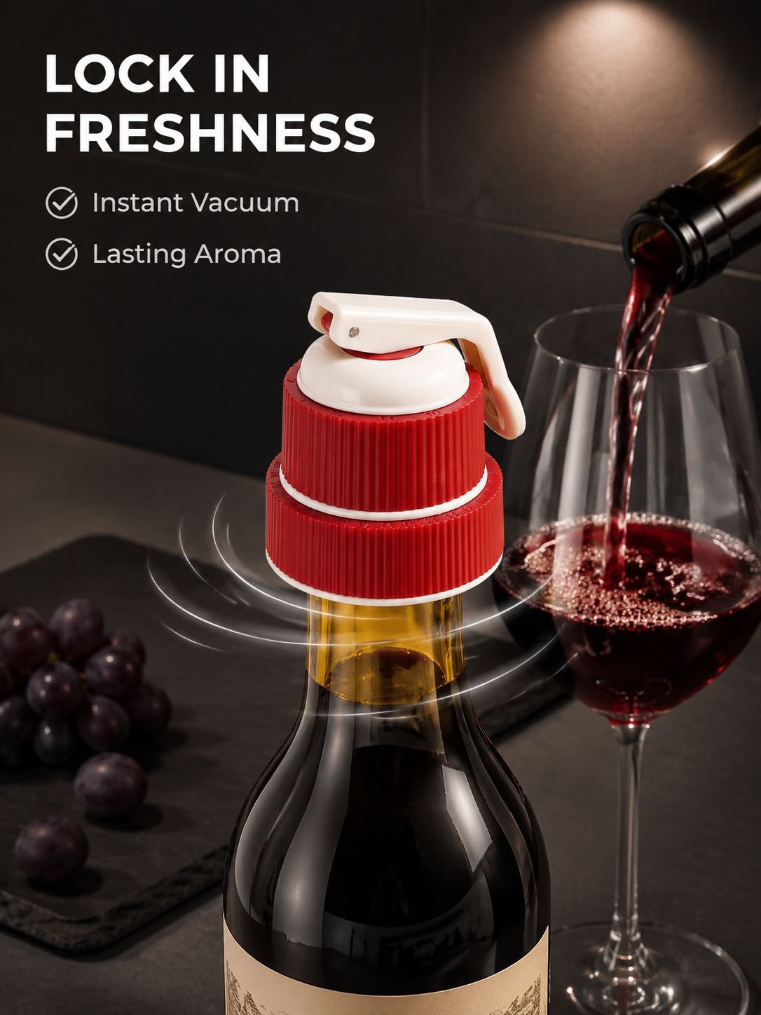 Red Wine Freshness Preserving Stopper