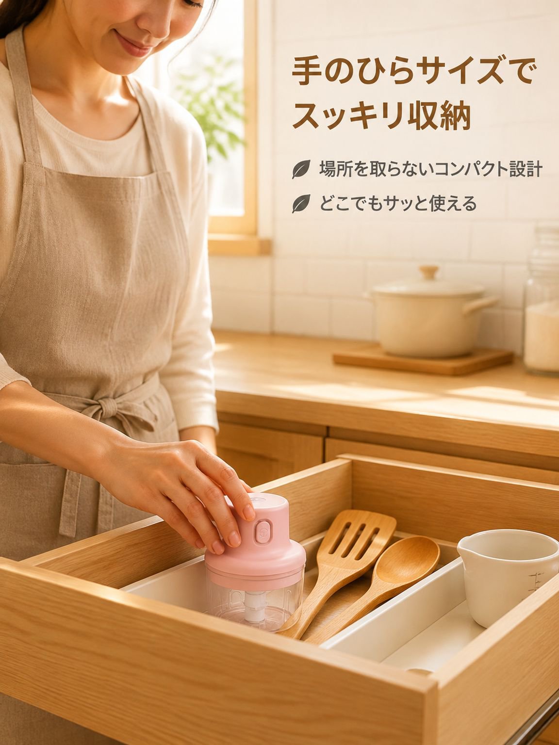 電動ミニガーリックプレス