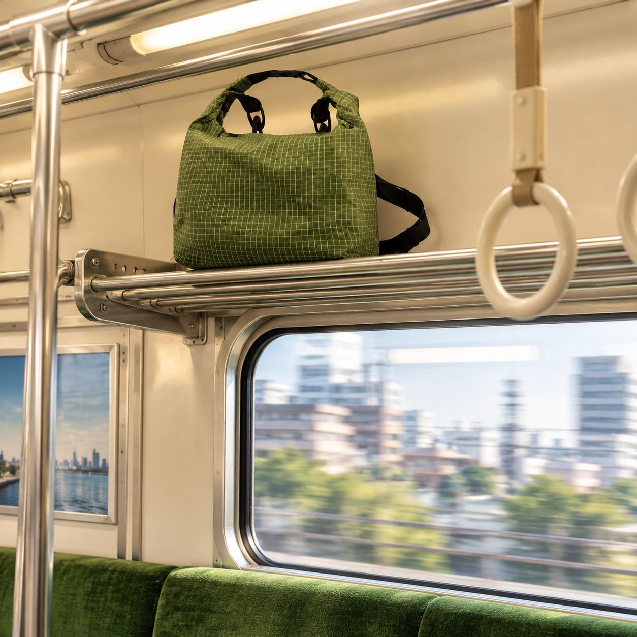 折りたたみ収納旅行トートバッグ