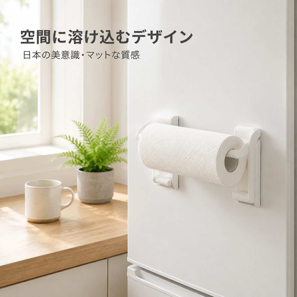 多機能マグネット式キッチン収納ラック