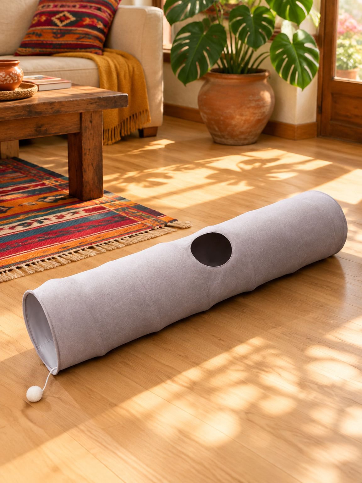 Túnel de juego plegable para gatos y mascotas