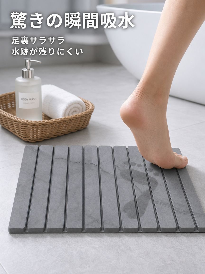 硬質珪藻土フロアマット