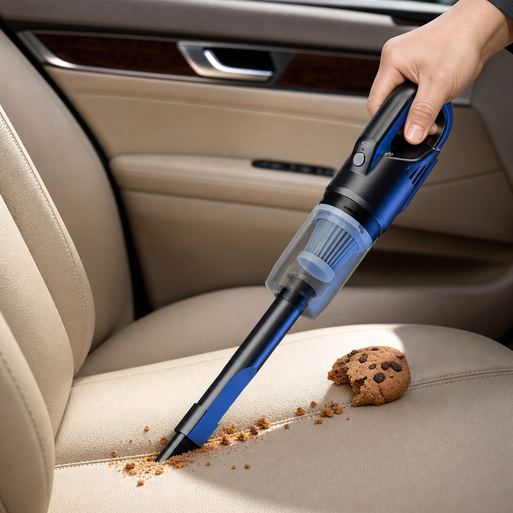 Aspiradora inalámbrica para coche y casa, eficaz para limpiar pelos de mascotas