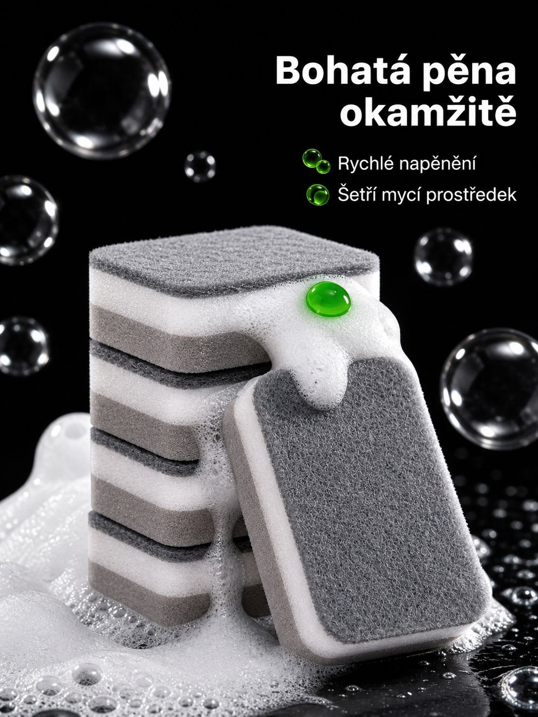 Houbička na silné nečistoty v kuchyni