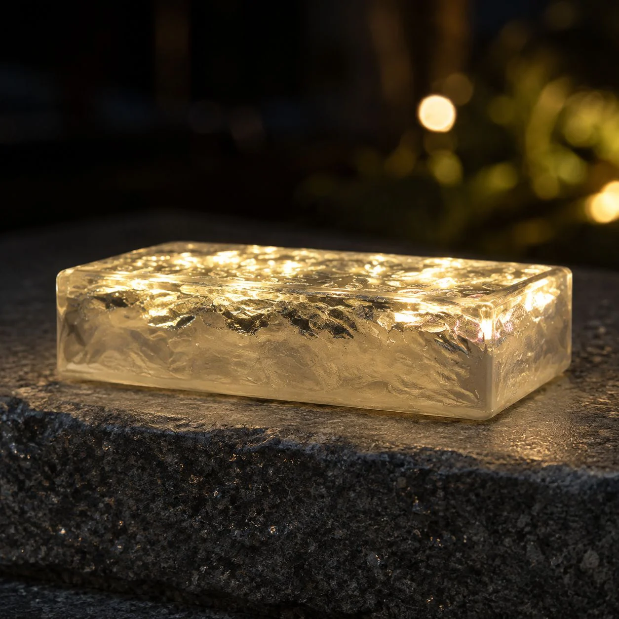 Outdoor Solar Ice Brick Light