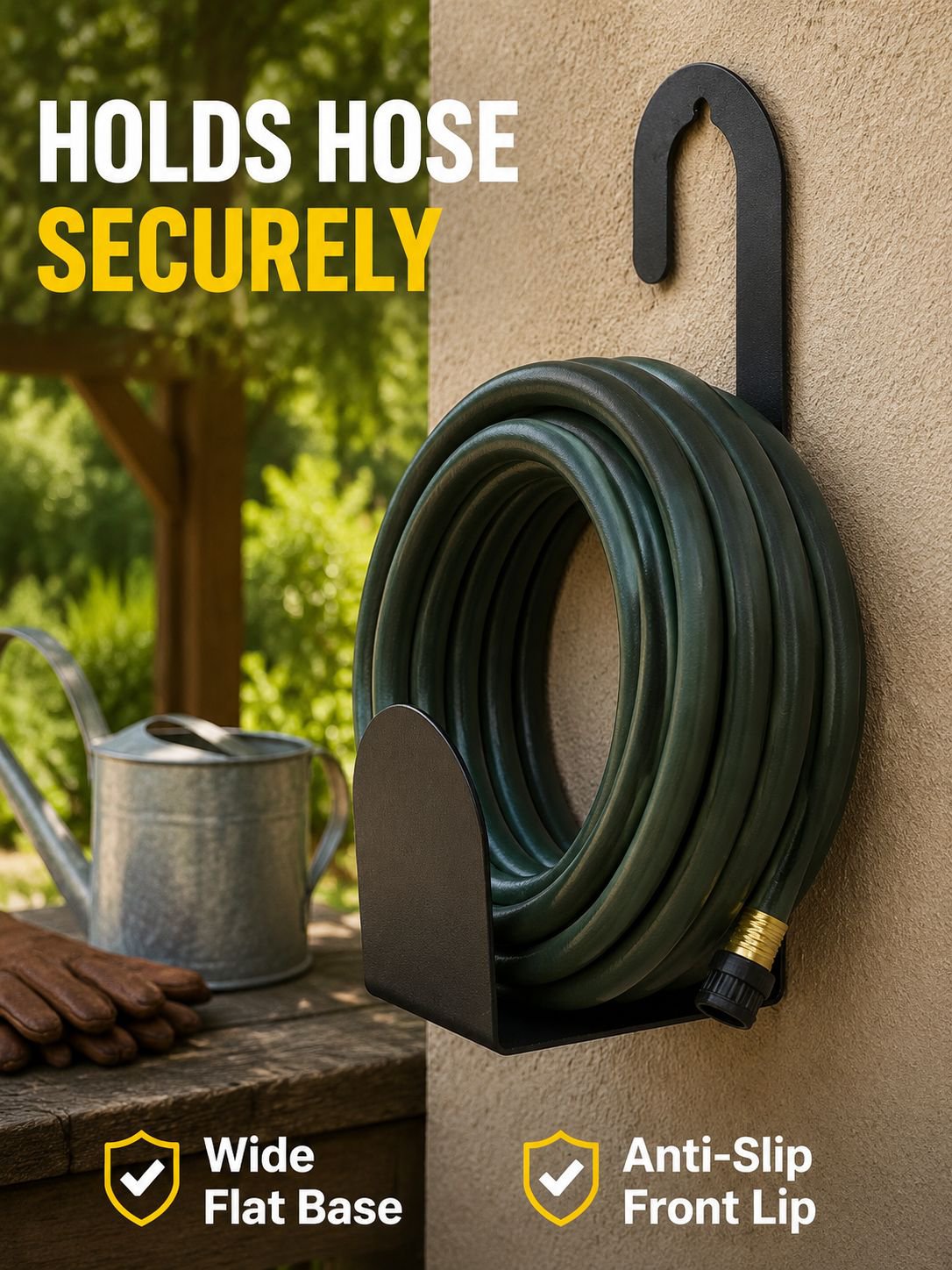 Stainless Steel Garden Hose Holder