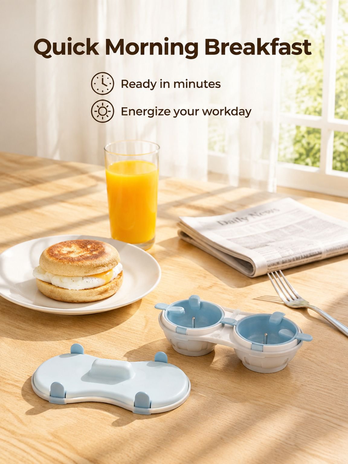 Healthy food prep made easy with this egg cooking device