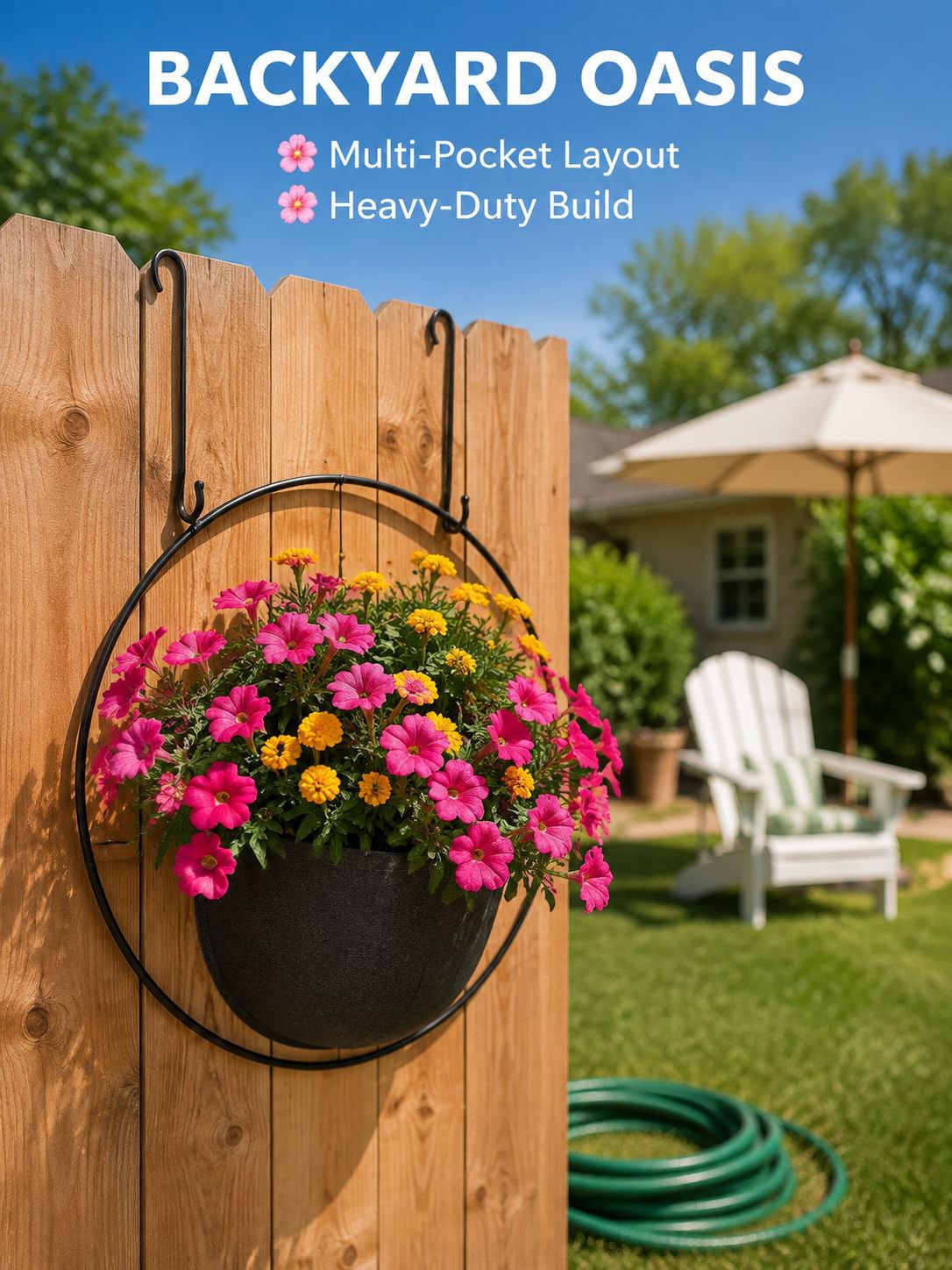 Balcony Hanging Flower Pot Decoration