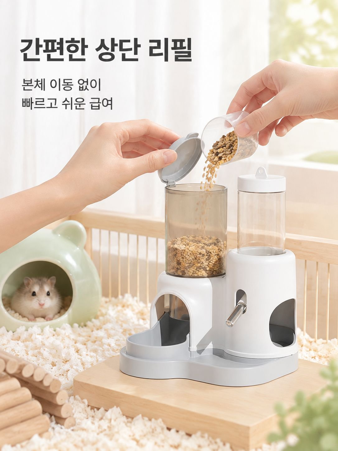자동 햄스터 급식기