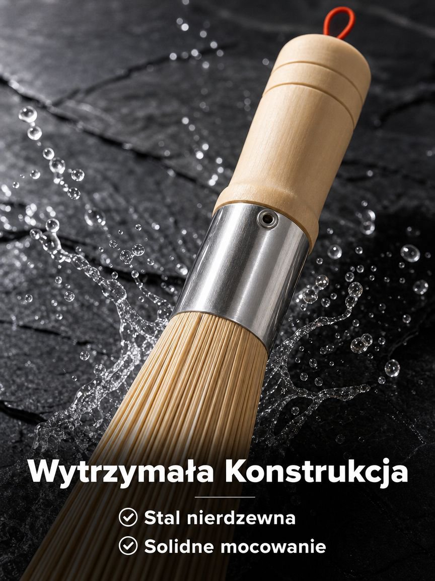 Bambusowa szczotka do mycia naczyń