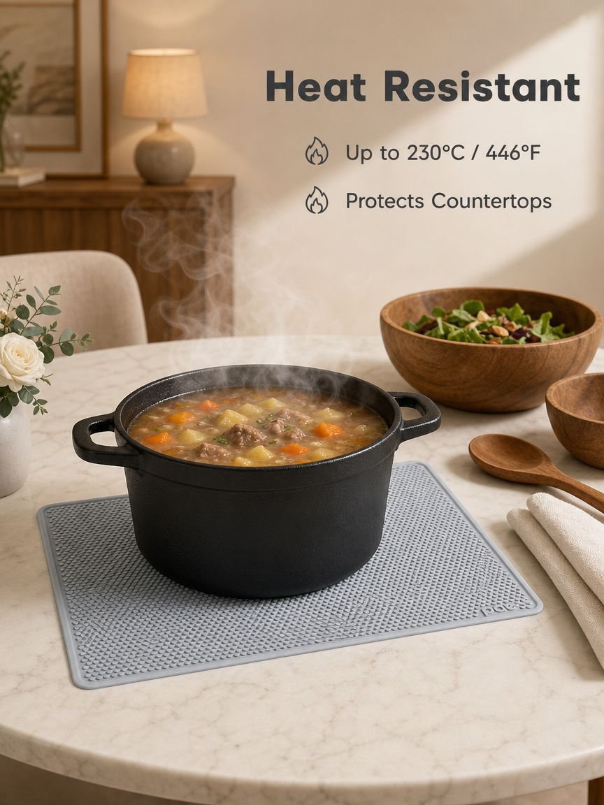Household Non-slip Draining Heat-resistant Leak-proof Storage Mat