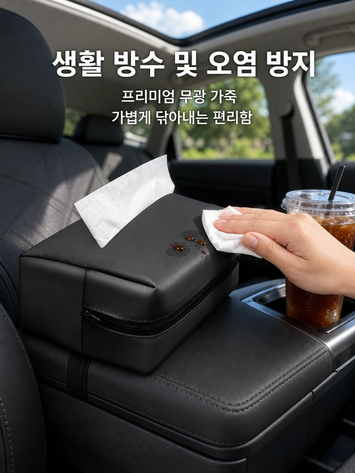 차량용 걸이형 티슈박스