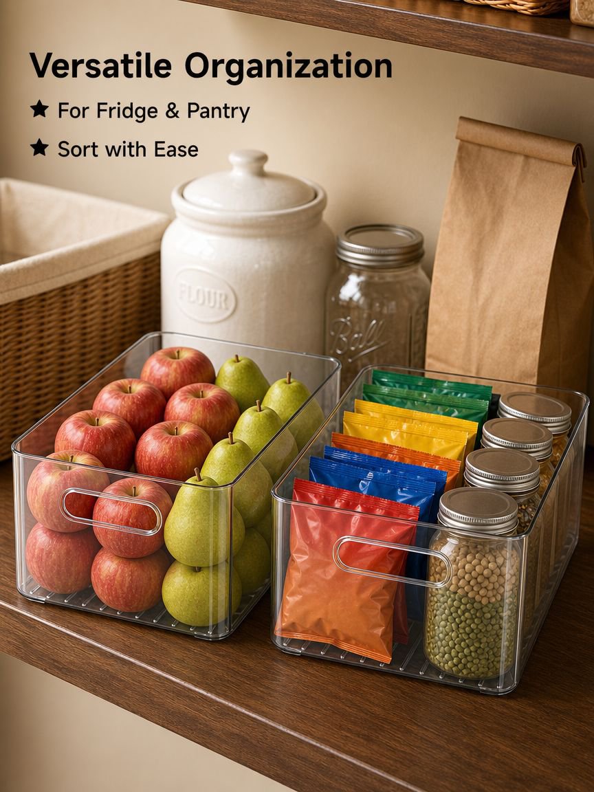 Kitchen Fruit & Vegetable Storage Basket for Refrigerator