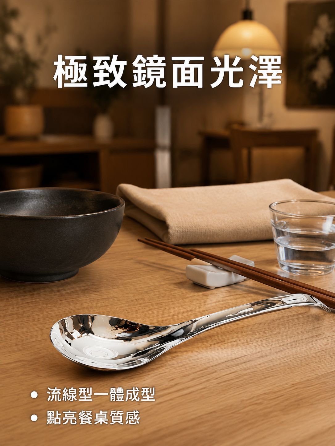大號盛湯粥勺