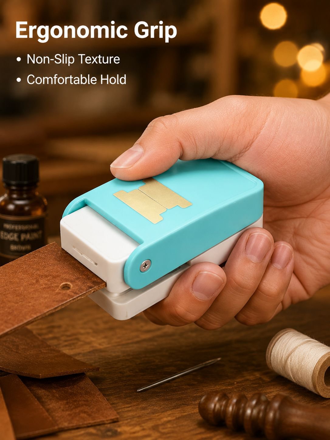 Multifunctional Manual Labeling and Punching Device