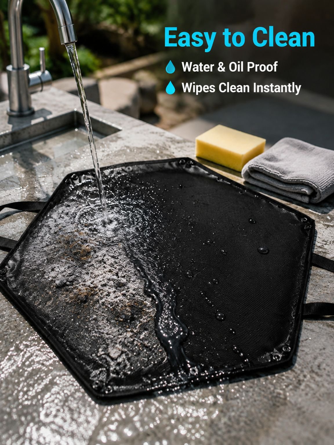 Outdoor camping fireproof mat