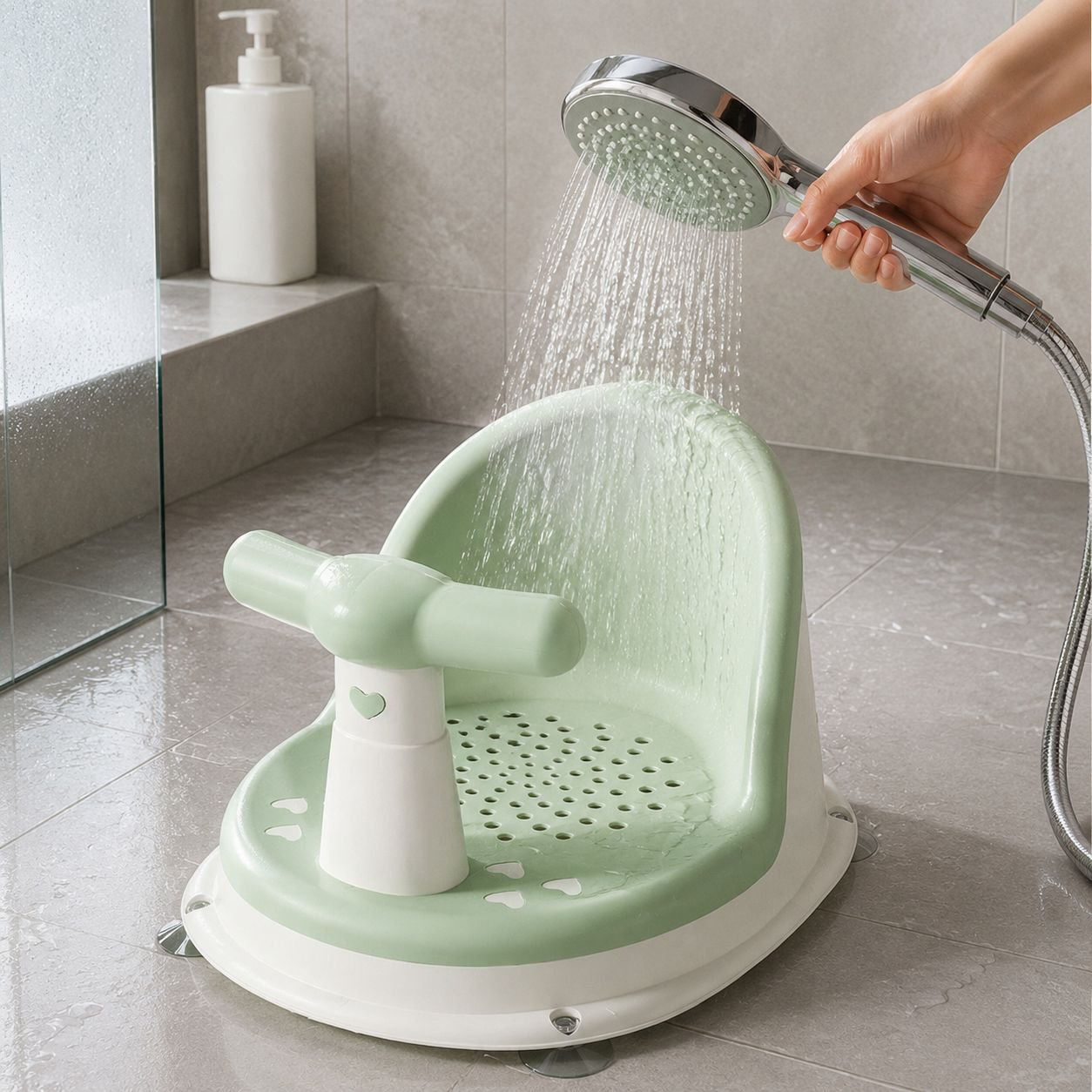 Silla de baño antideslizante para bebé, taburete de baño, soporte para baño de bebé, bañera