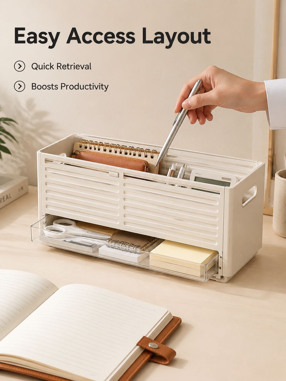 Desktop Organizer Storage Box