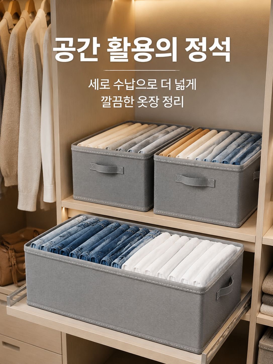 접이식 두꺼운 수납함