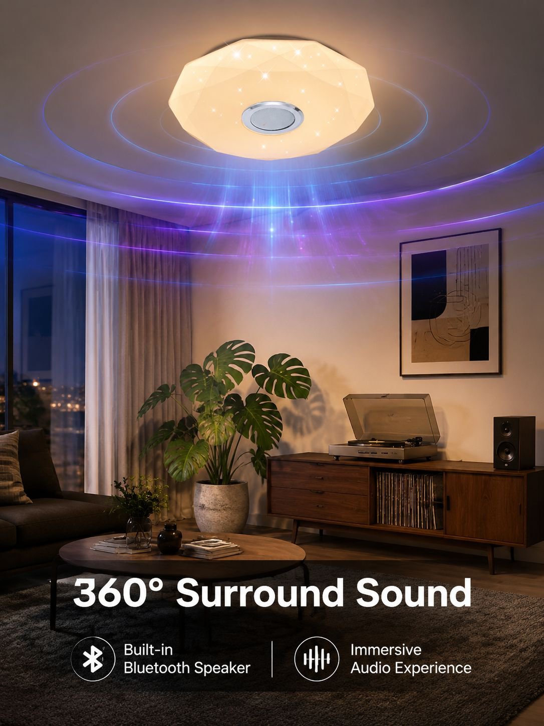 Multifunctional Smart Ceiling Fixture