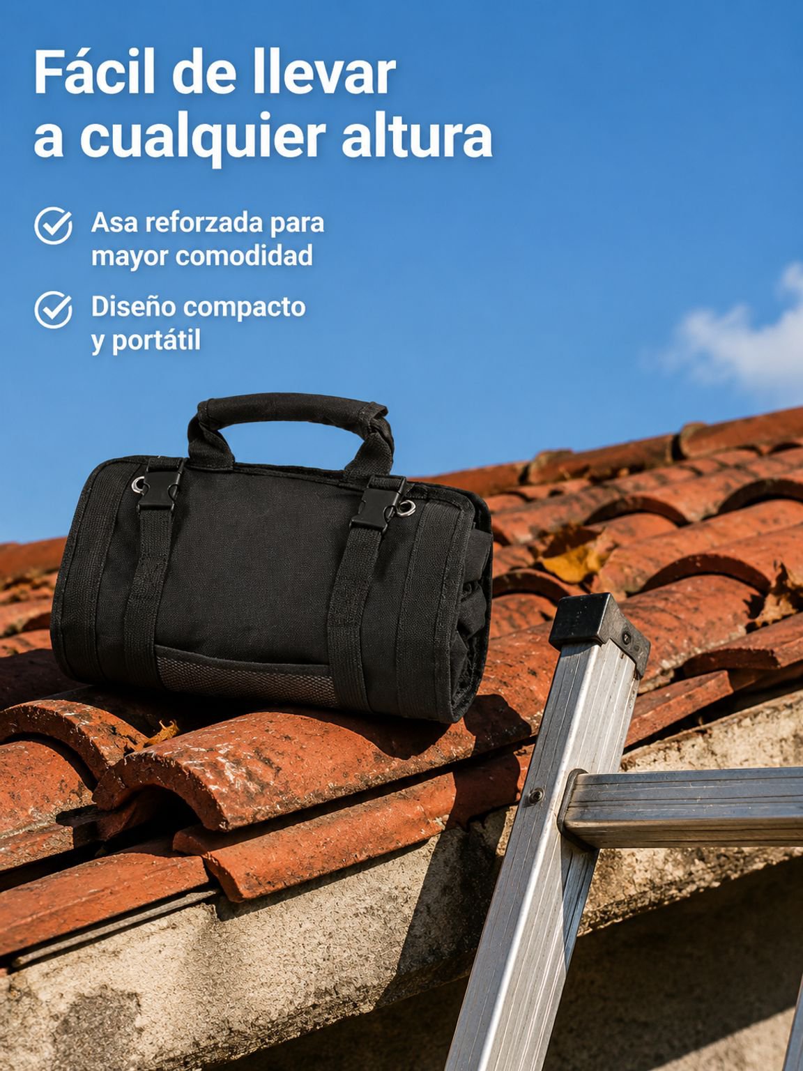 Asa ergonómica y cómoda de la bolsa multifuncional