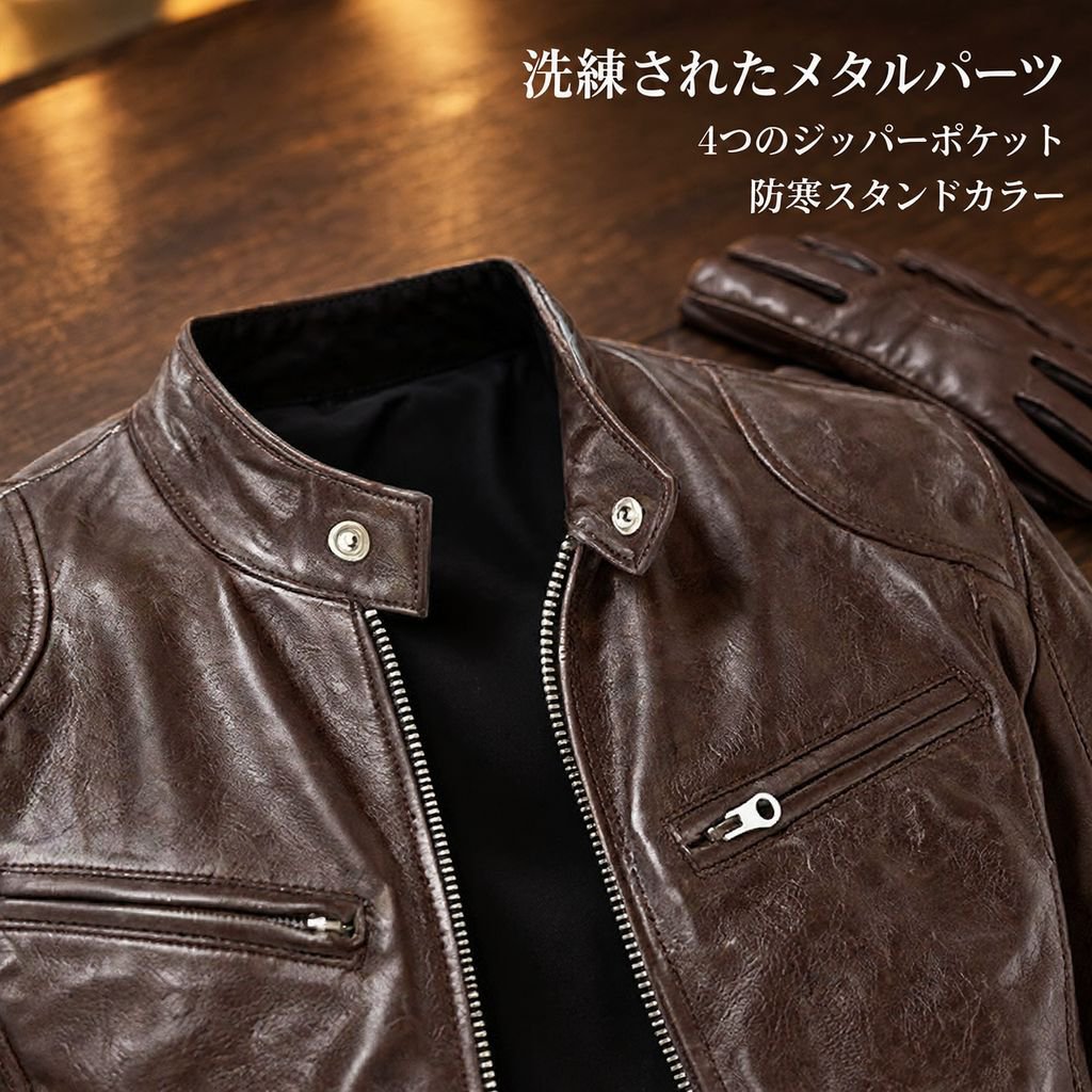 メンズレザージャケット
