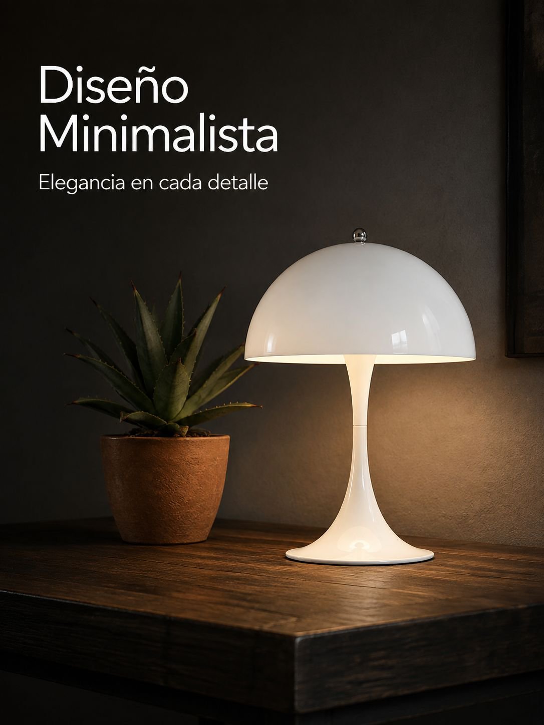 Lámpara de mesa moderna decorativa