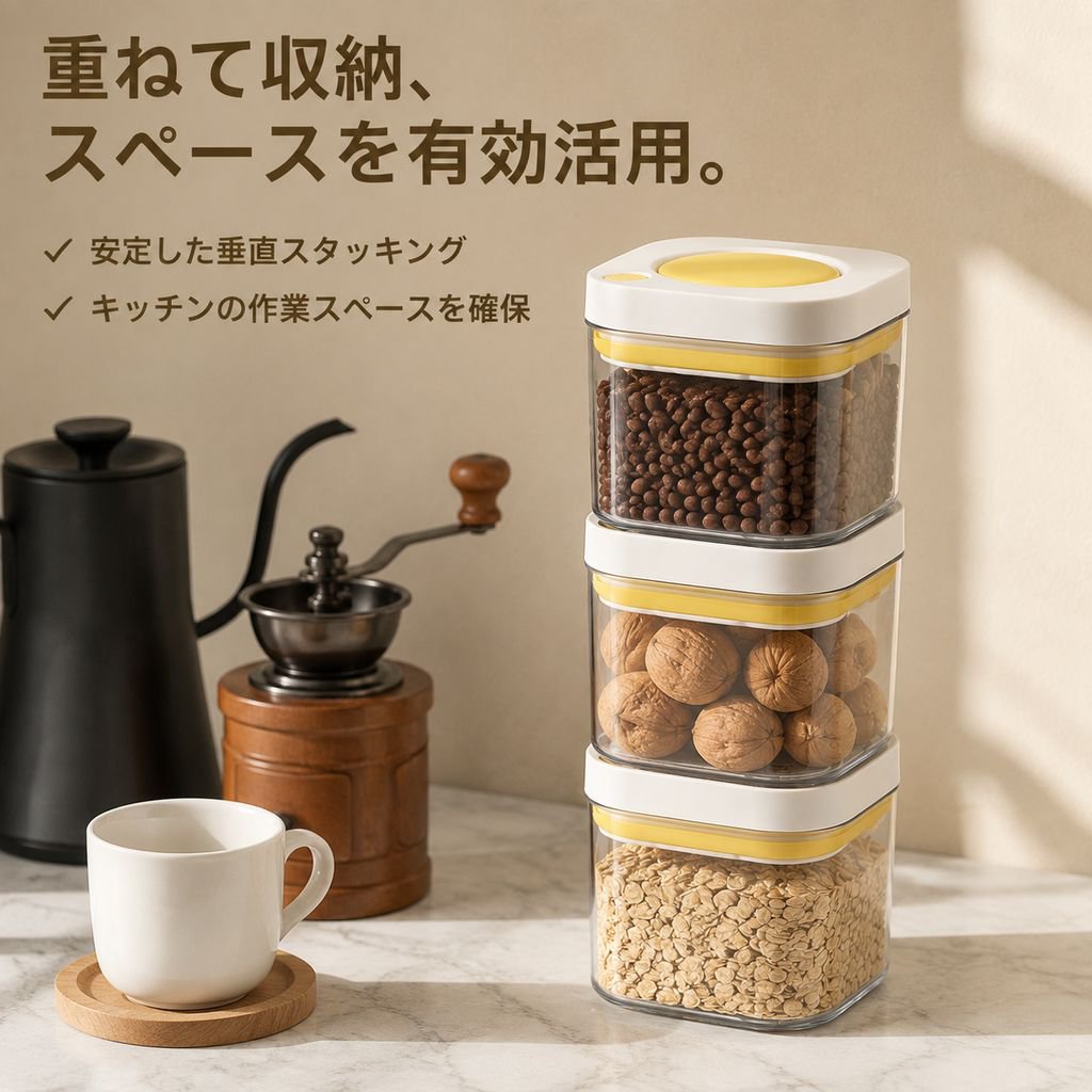 食品グレードの真空密封保存容器