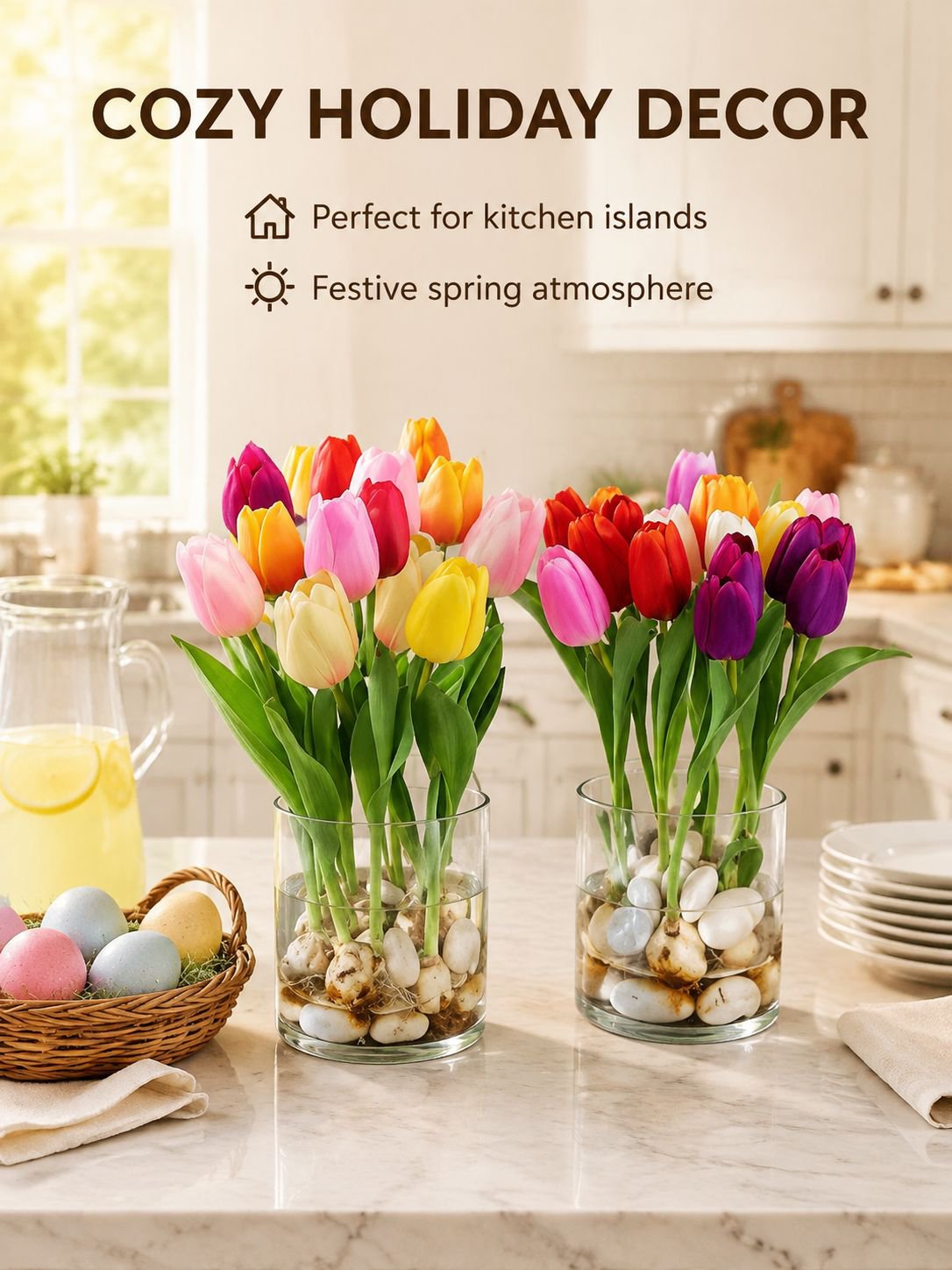 Hydroponic tulips