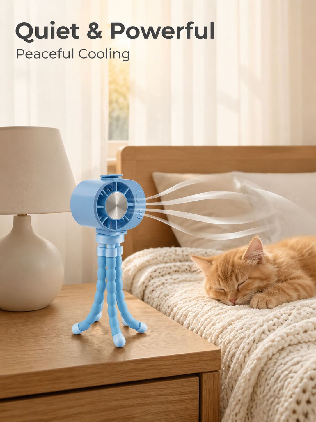 Portable Octopus-Shaped Multi-Use Fan