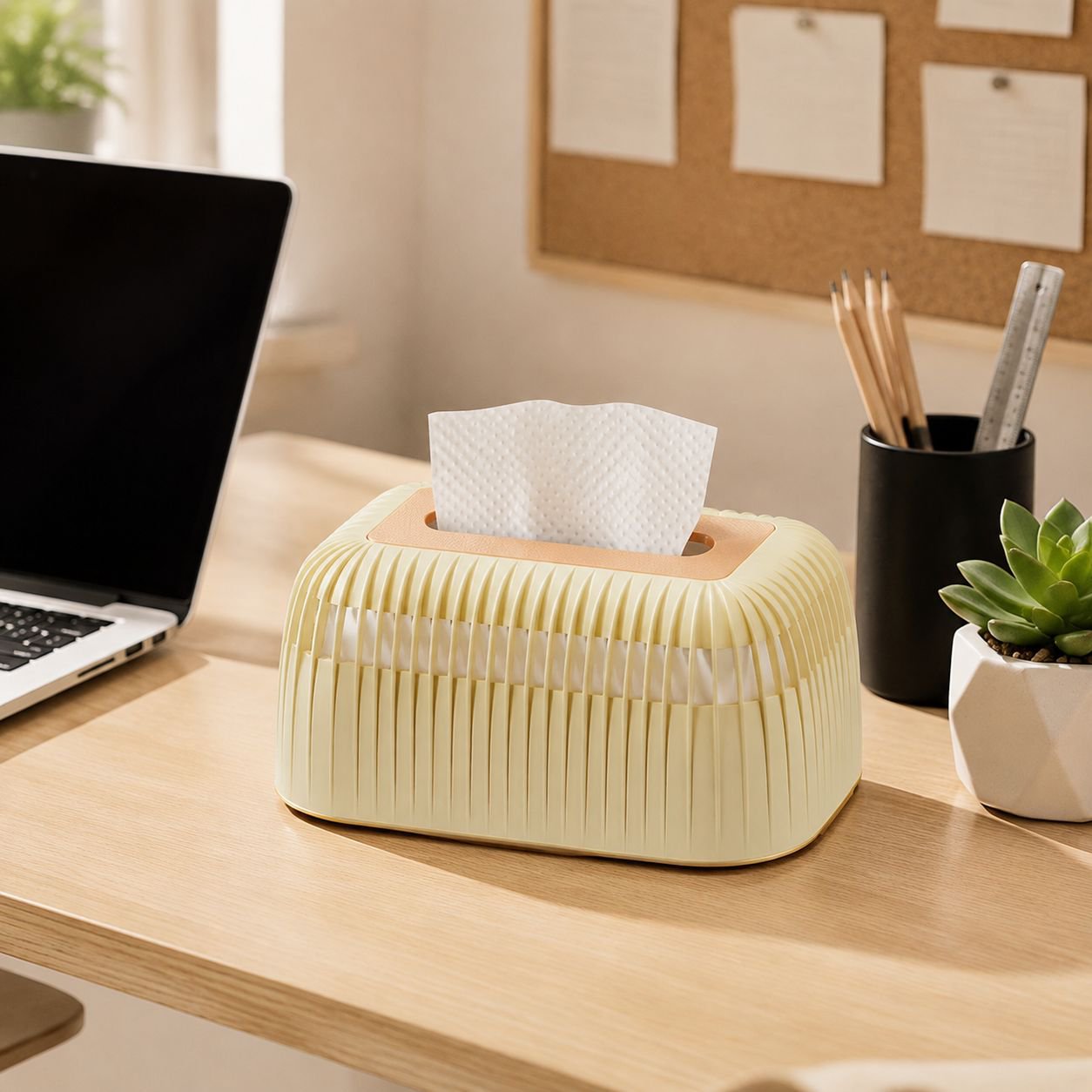 Caja de pañuelos de mesa para el hogar