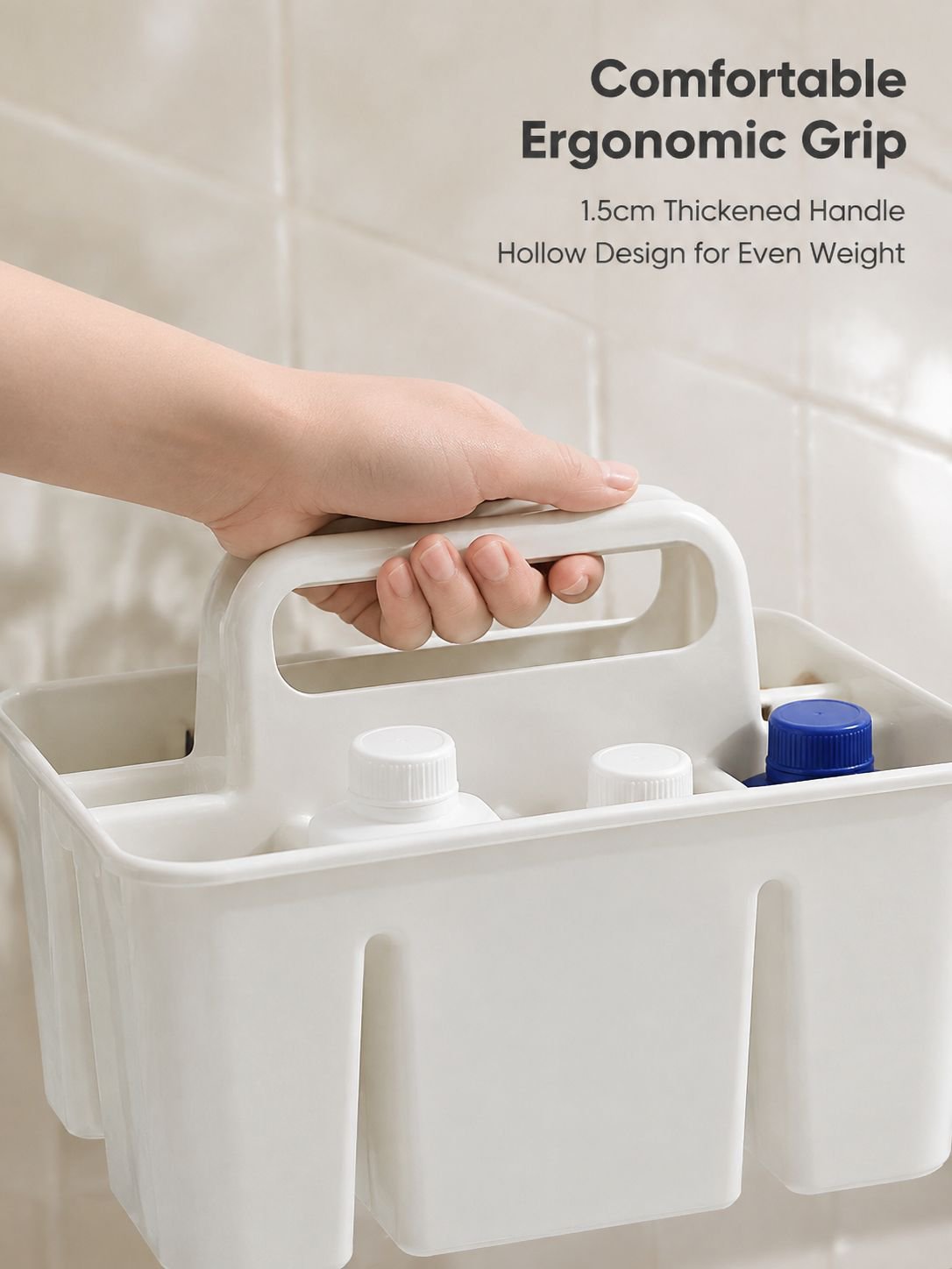 Portable cleaning storage basket, household divider, sundrying basket, desktop storage bin, desktop 