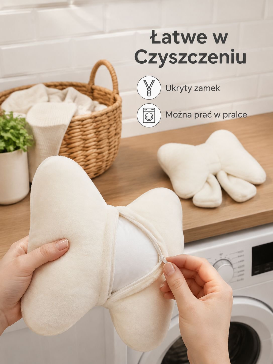 Dekoracyjna poduszka nordycka do akademika
