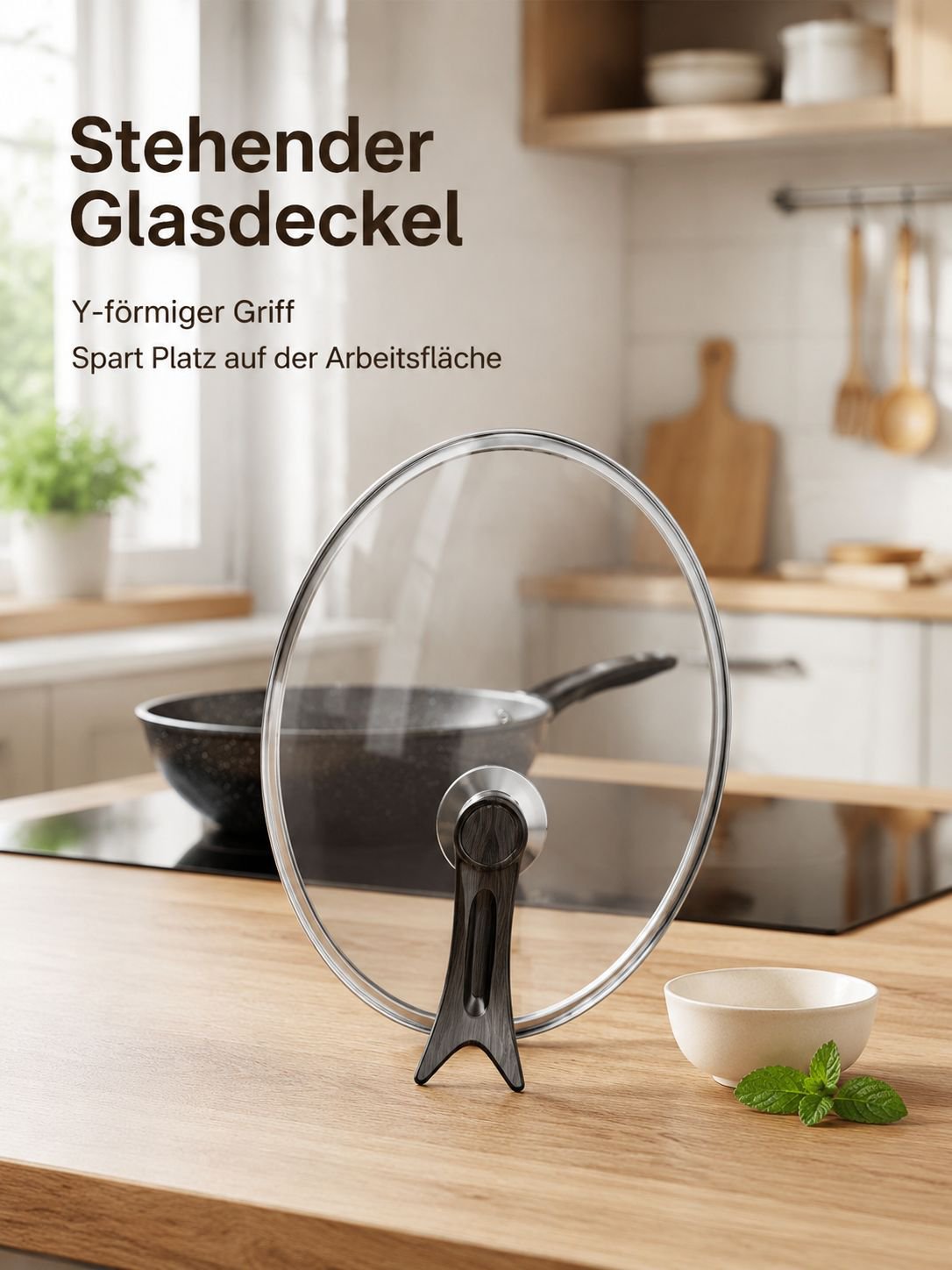 Antihaftbeschichteter Wok einfach zu reinigen