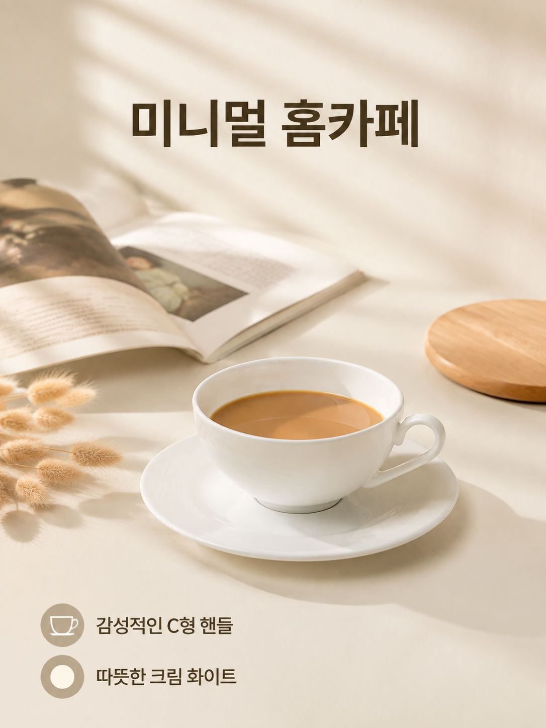 도자기 쟁반과 식기 세트