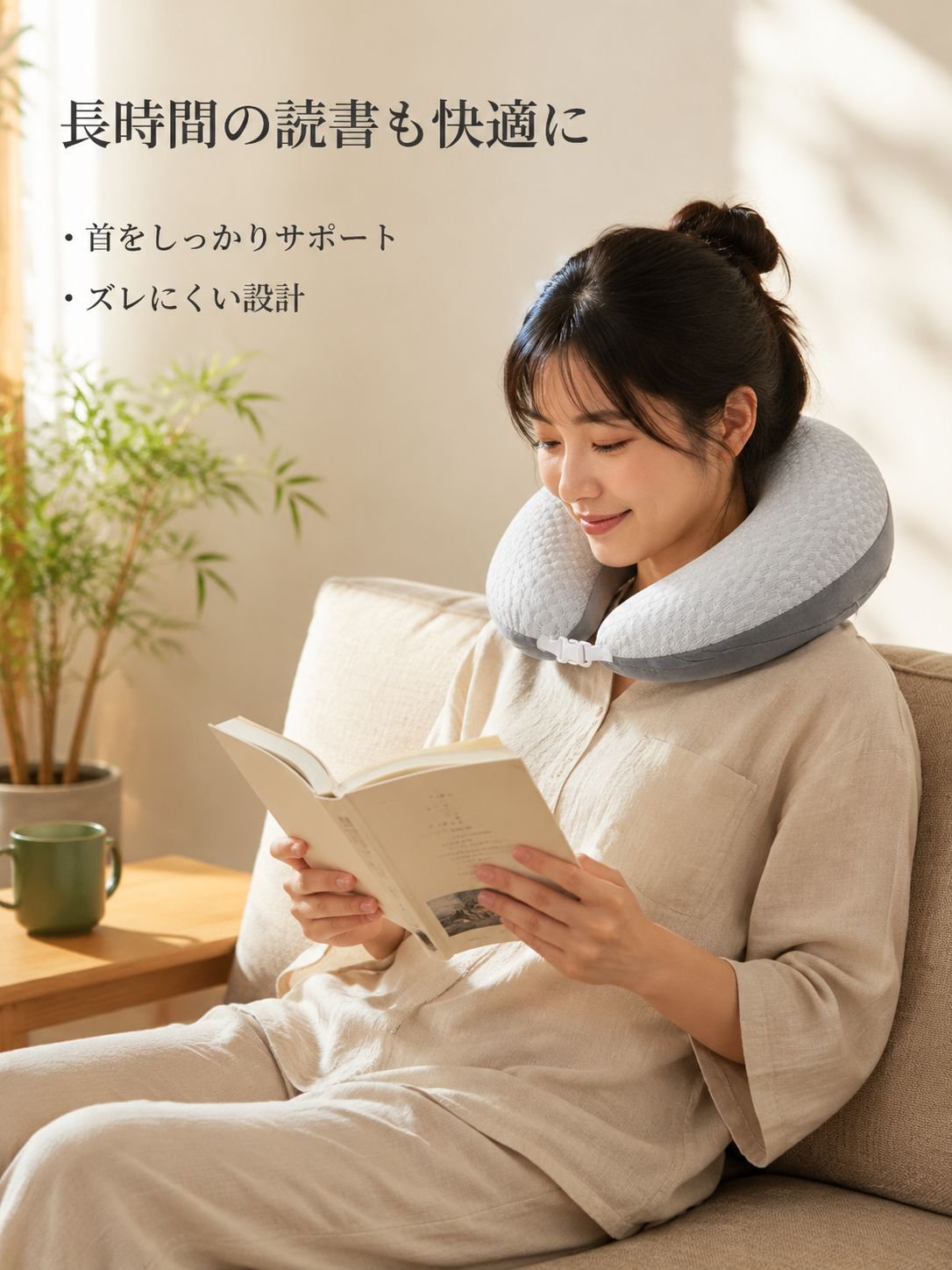 読書専用人間工学サポート枕
