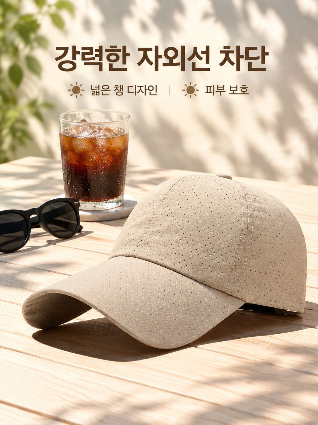 UV차단 빠른 건조 썬캡
