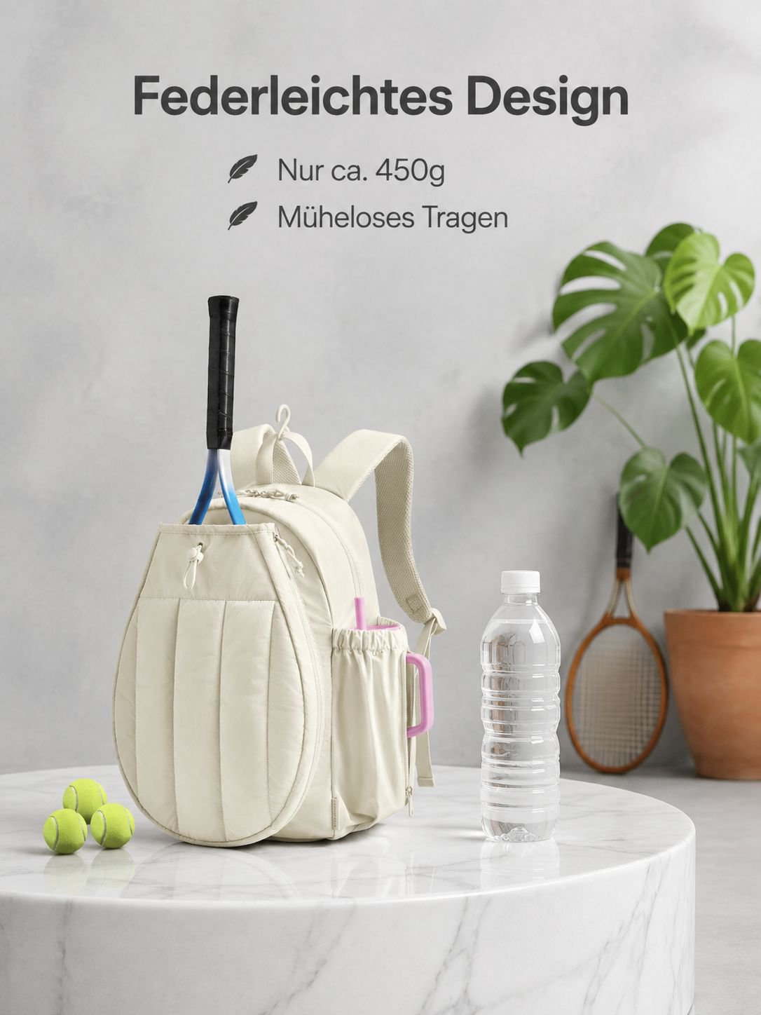 Moderne Tennis-Tote-Bag für Damen und Herren