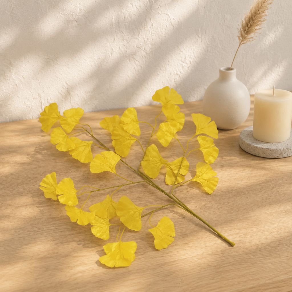 イチョウの葉の造花・装飾品