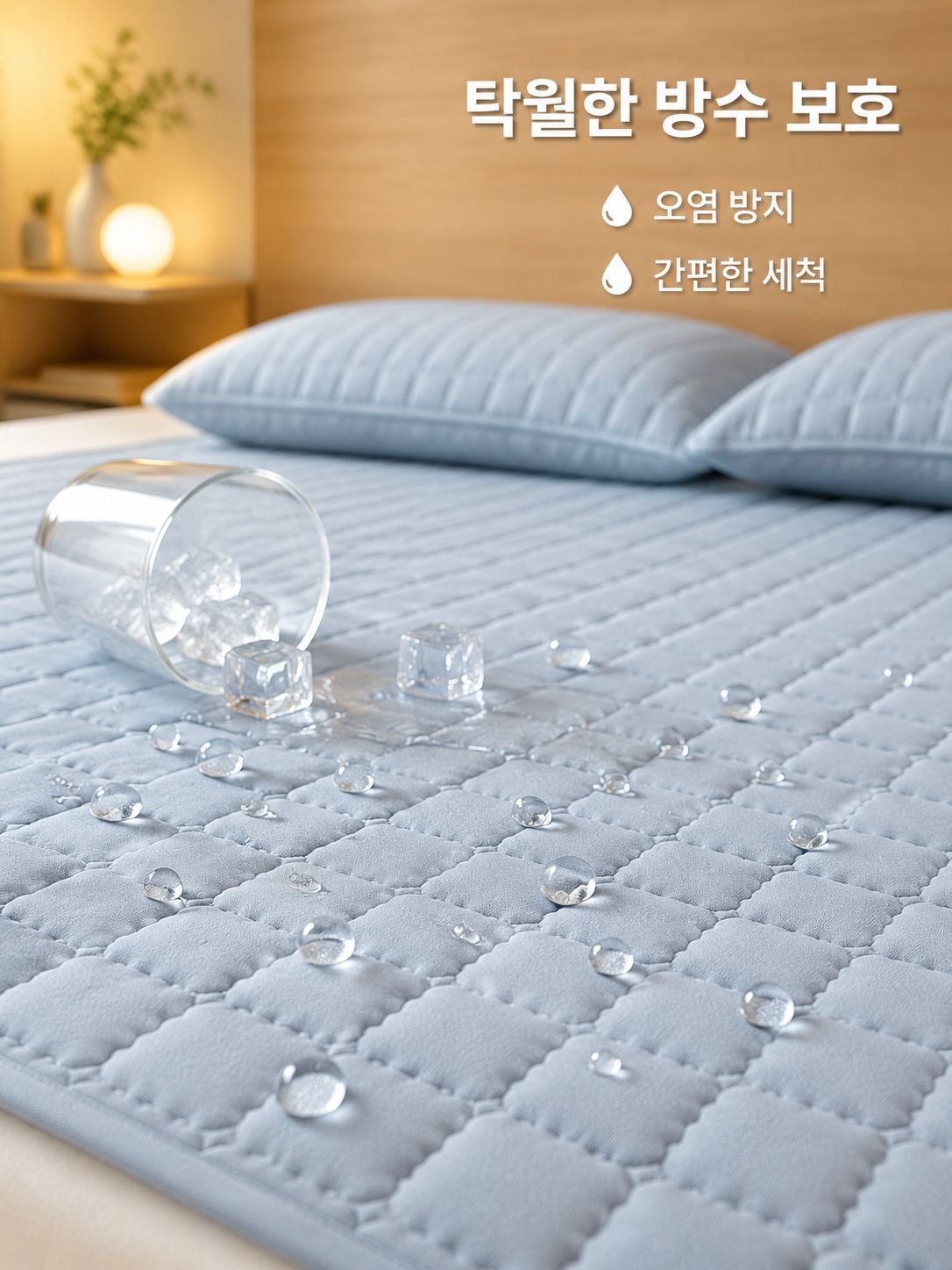 대두 섬유 방수 매트리스 세트